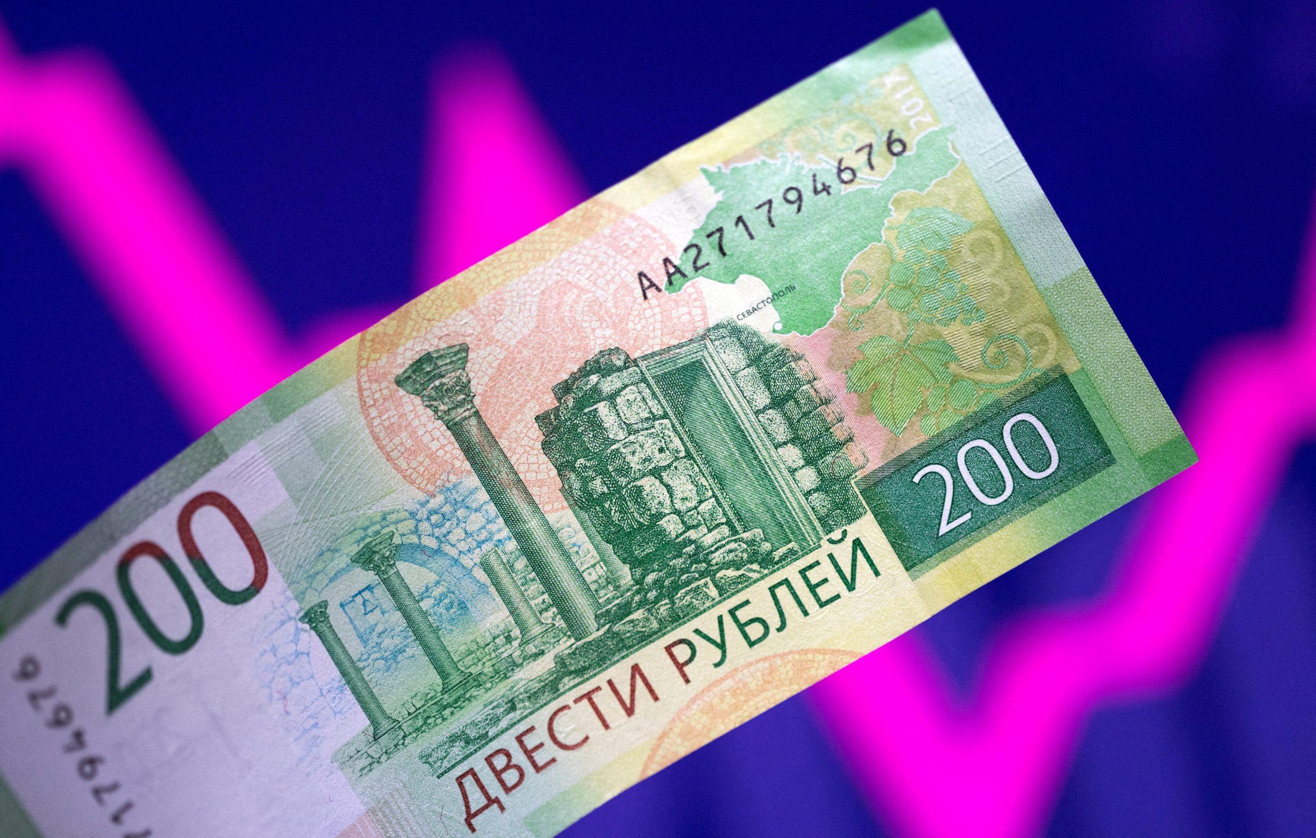 Russia’s official currency is the Russian ruble
